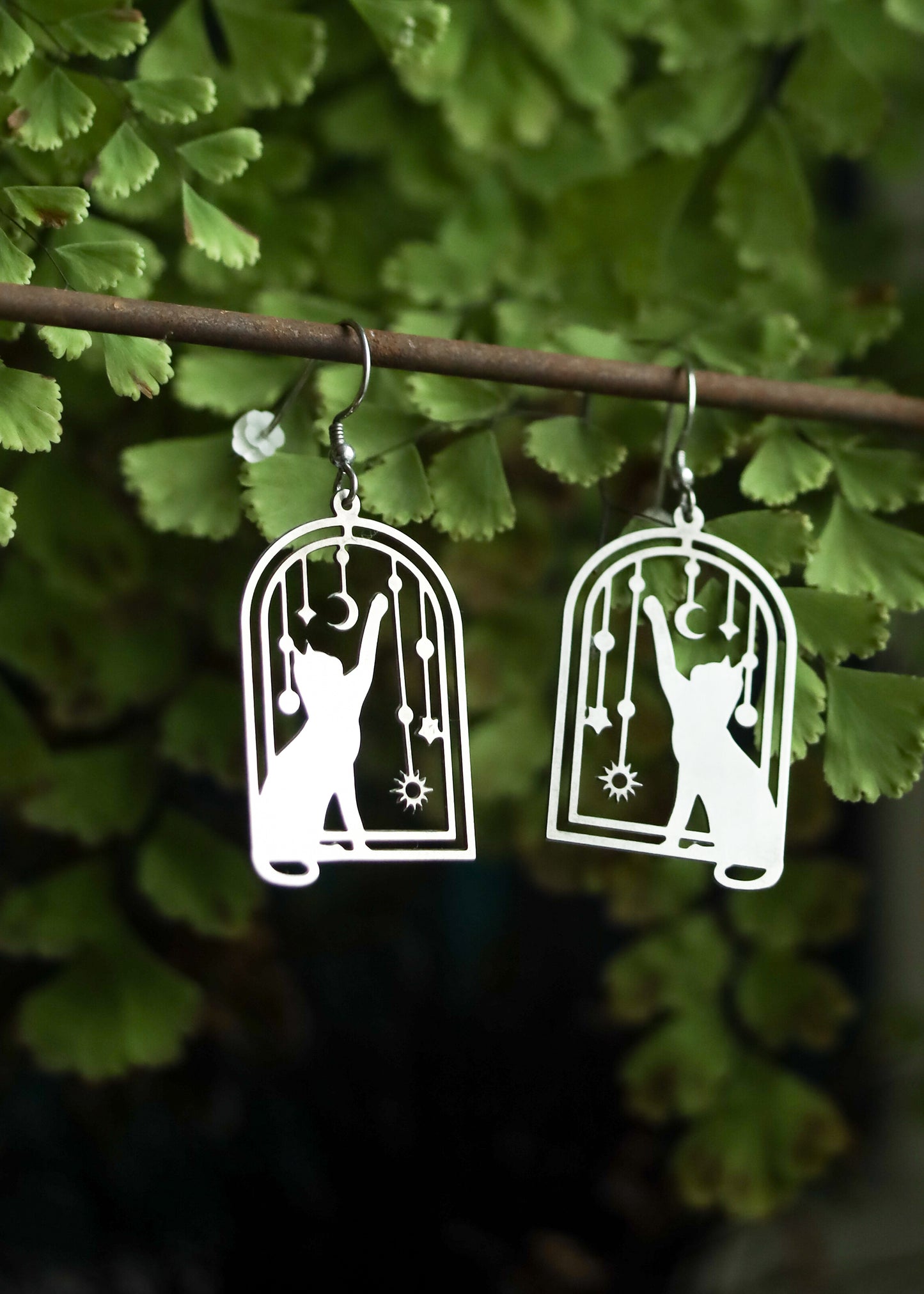 Celestial Cat Earrings