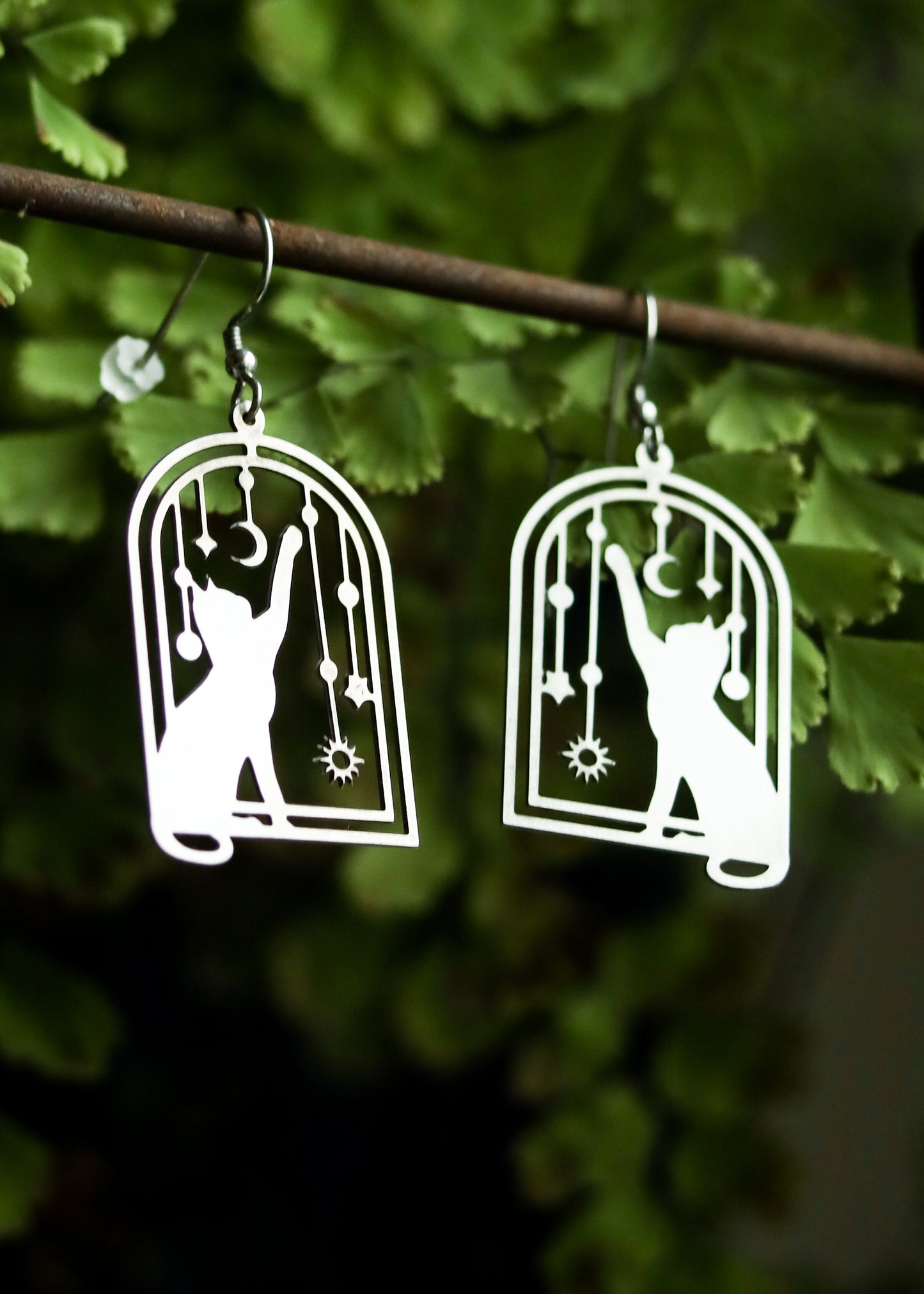 Celestial Cat Earrings