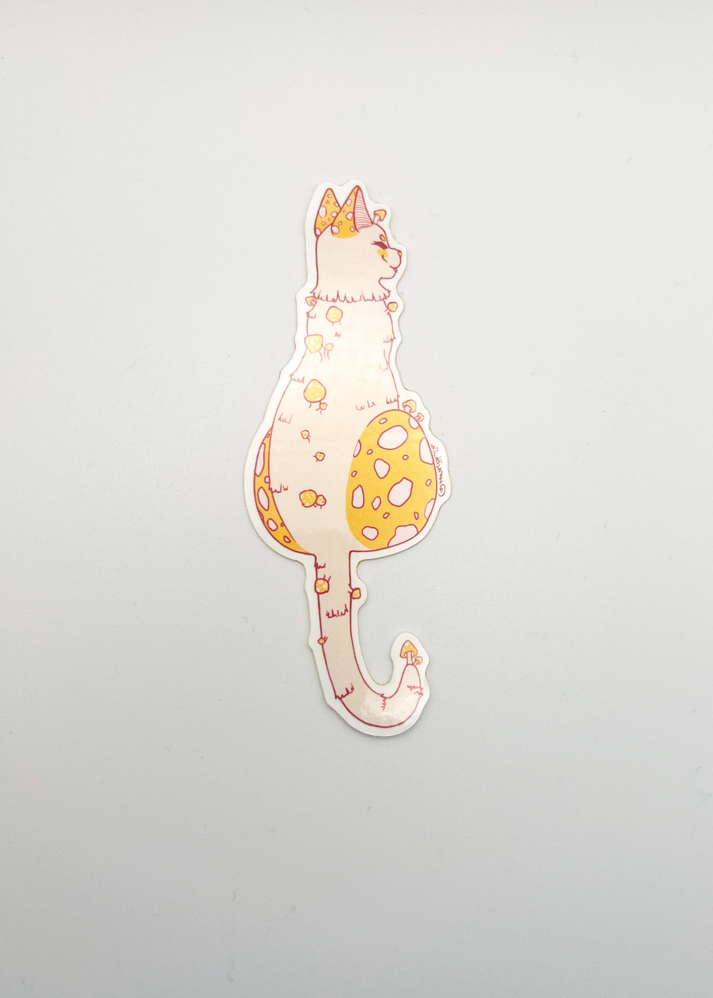 Mushroom Cat Sticker