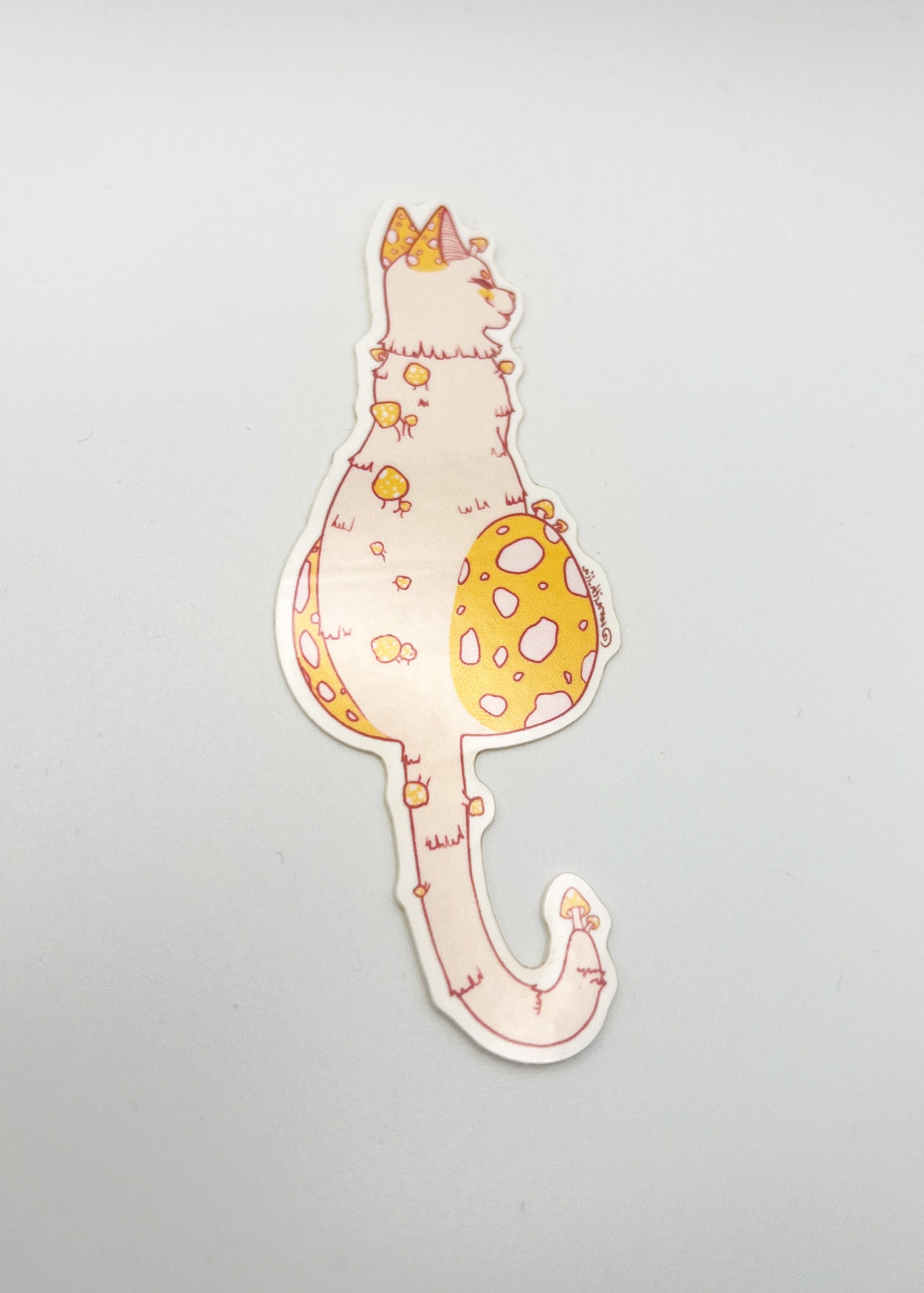 Mushroom Cat Sticker