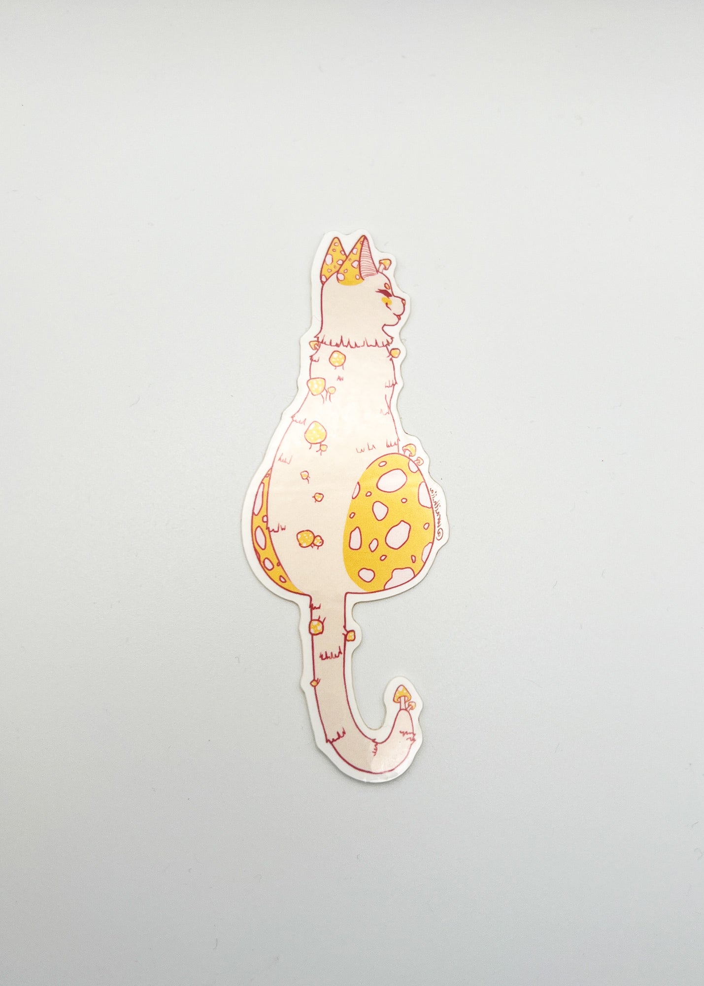 Mushroom Cat Sticker