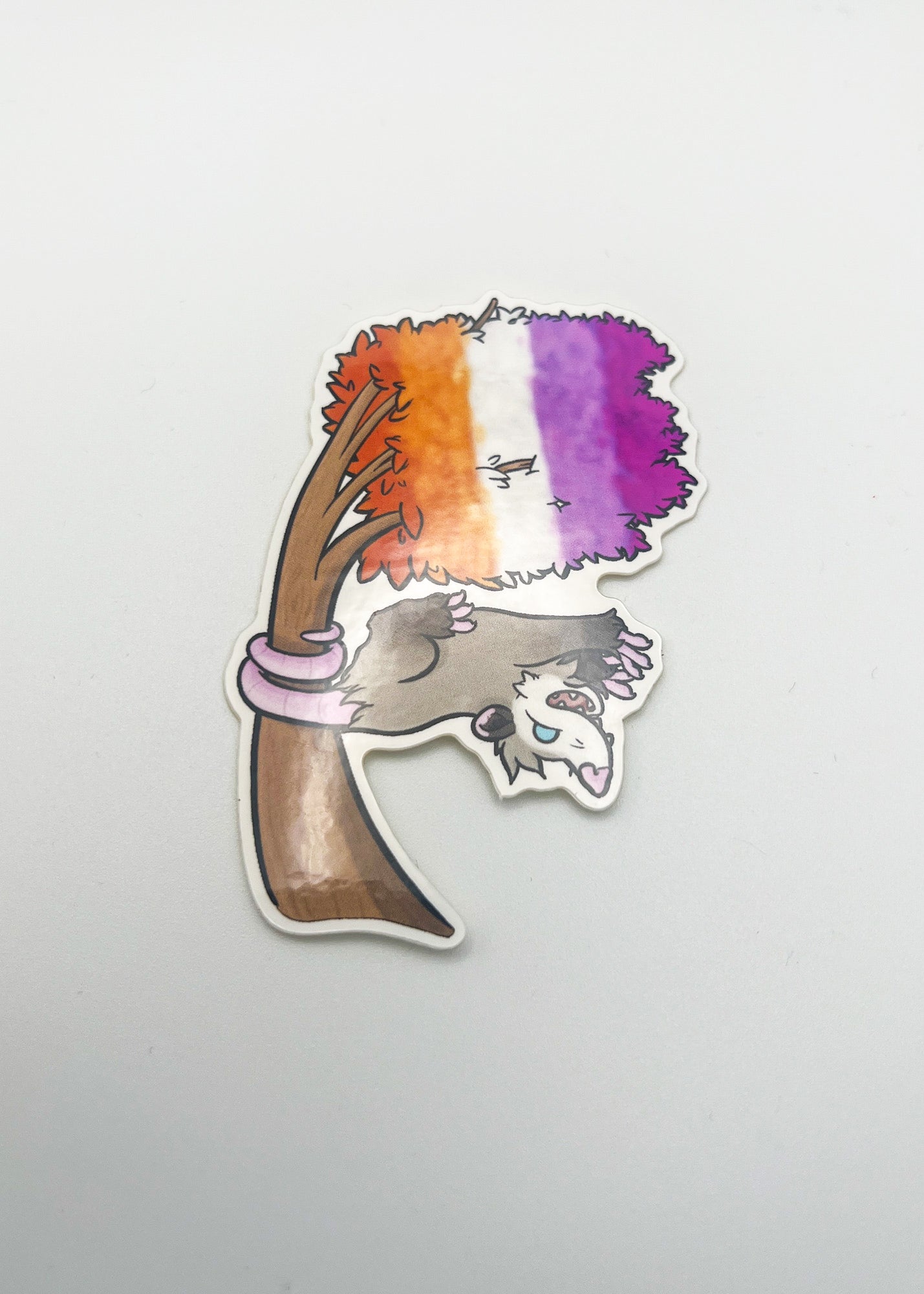 Pride Opossum Stickers