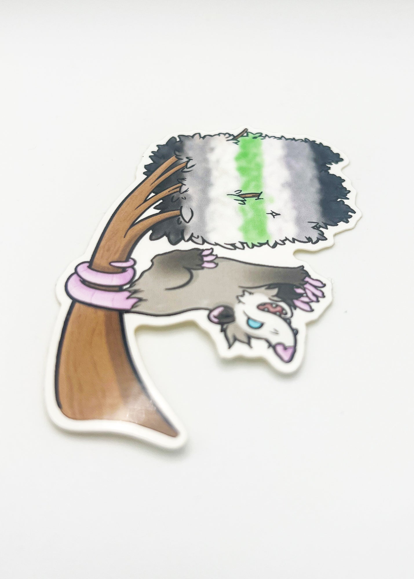 Pride Opossum Stickers