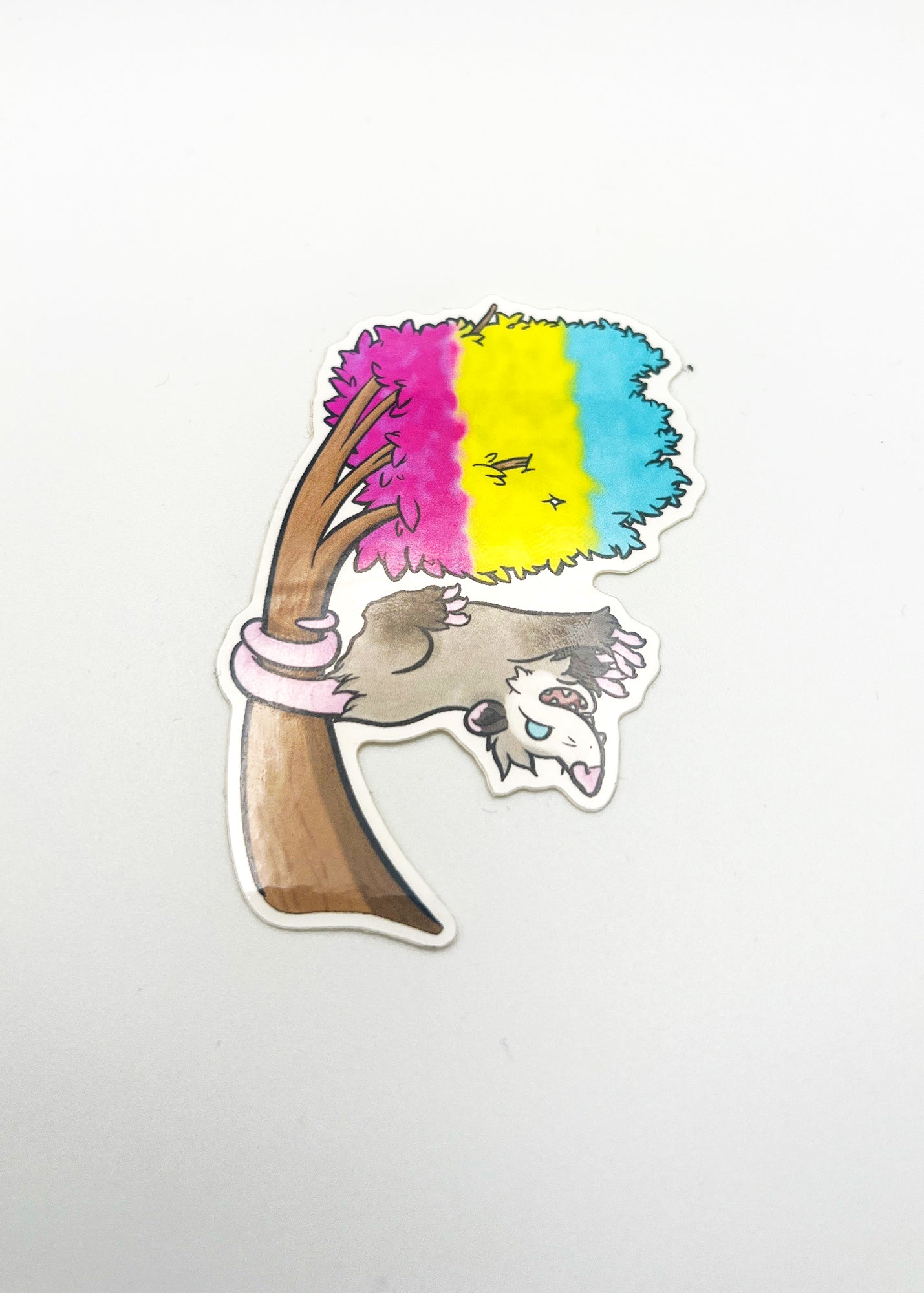 Pride Opossum Stickers