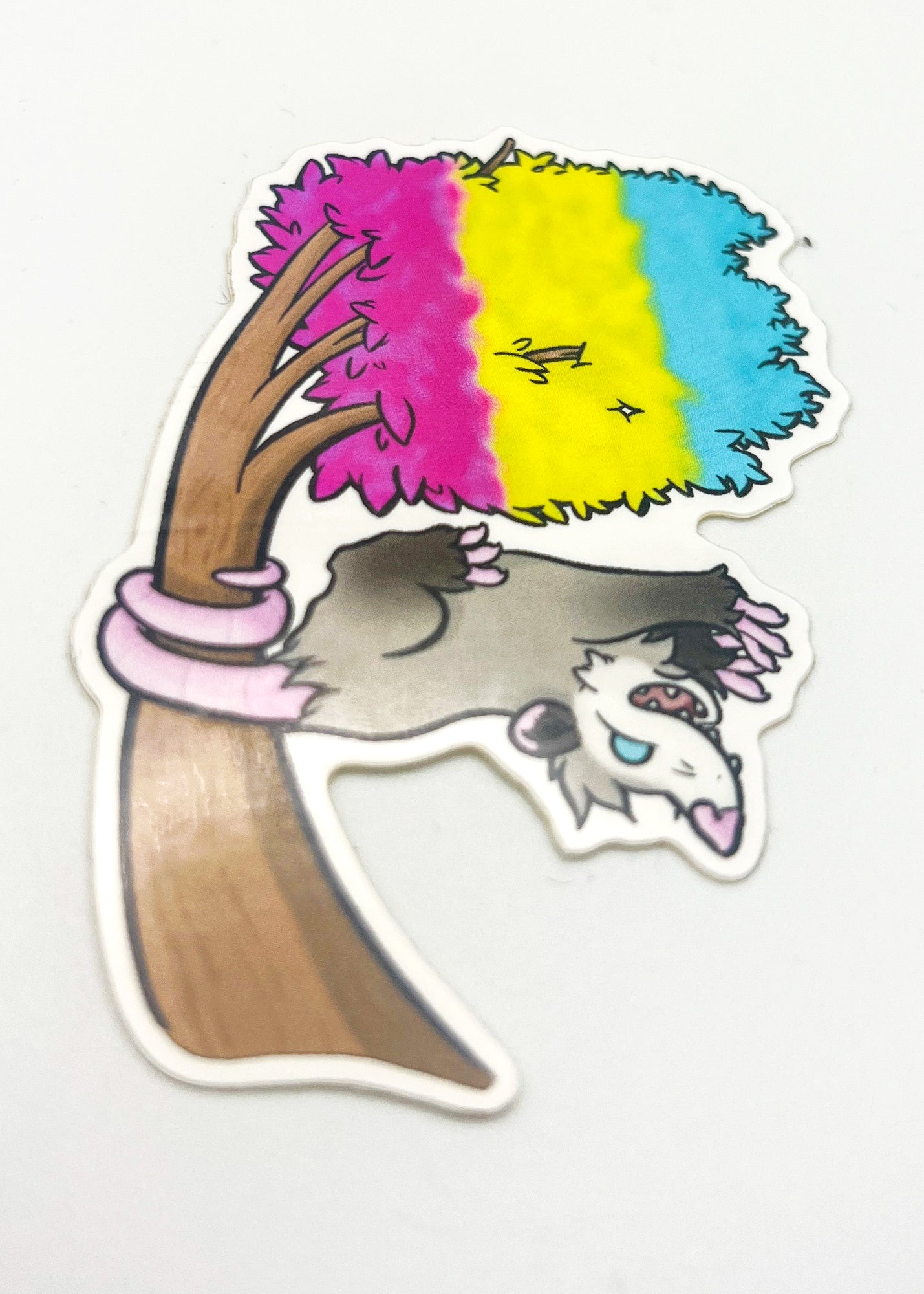 Pride Opossum Stickers