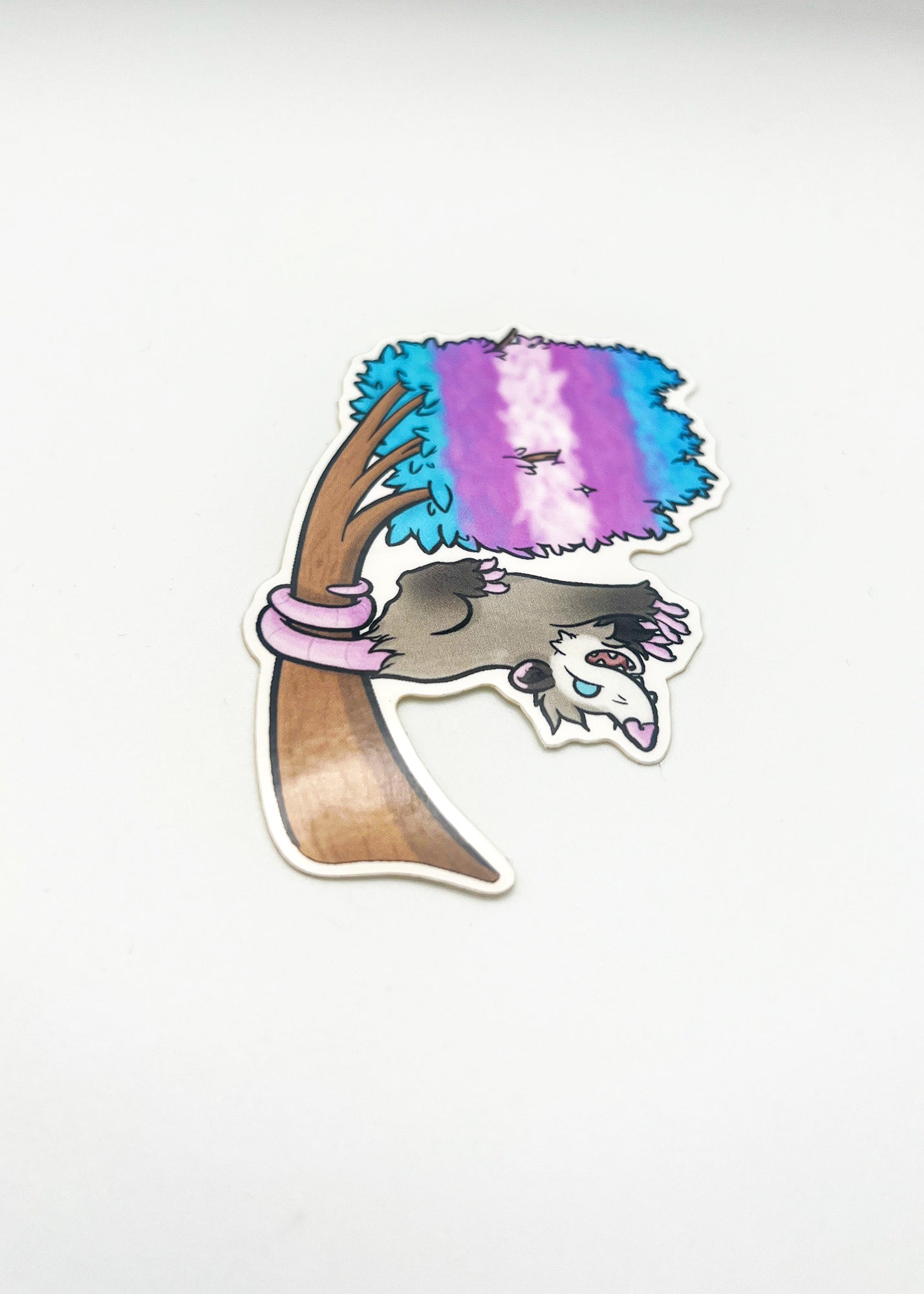 Pride Opossum Stickers