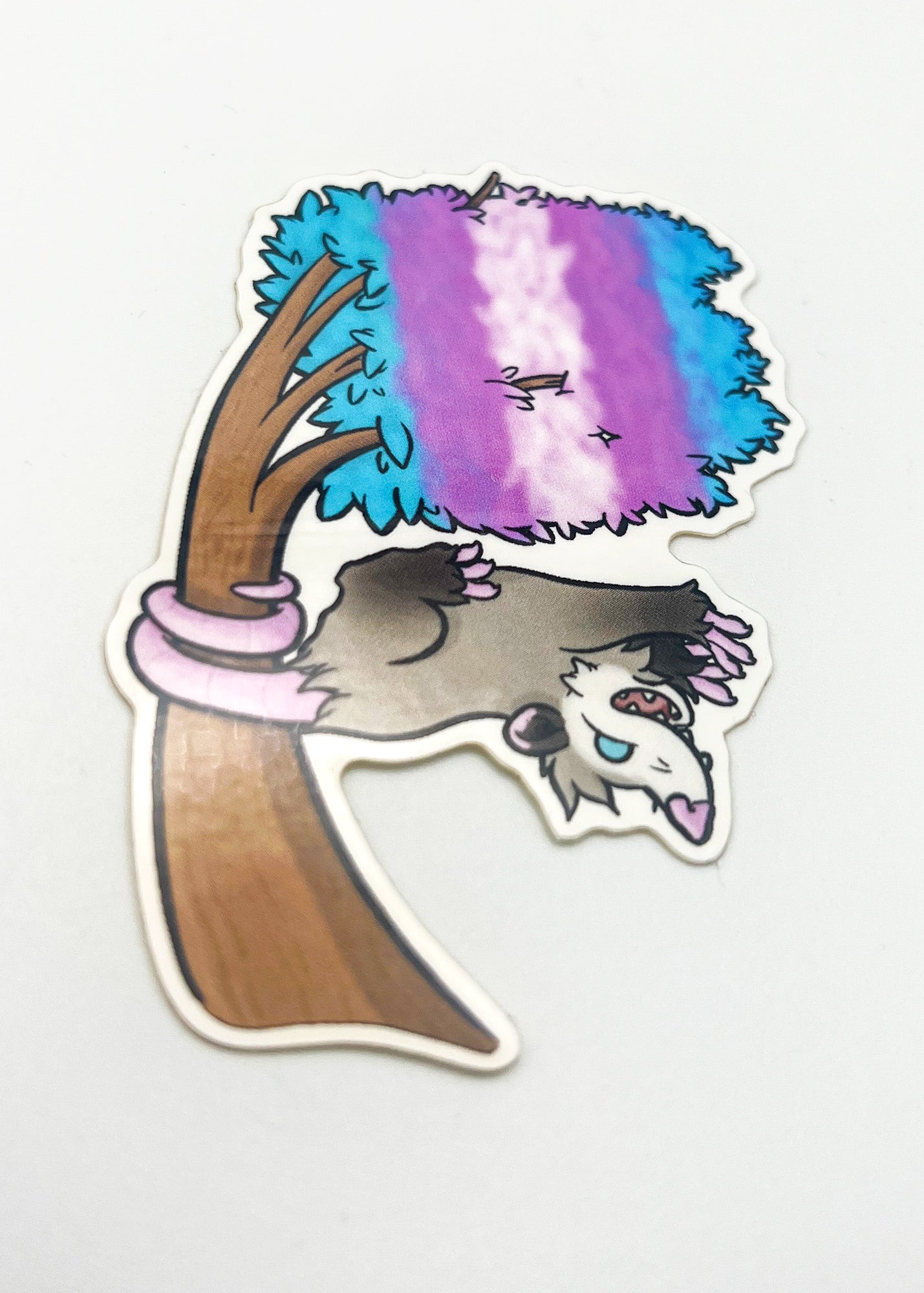 Pride Opossum Stickers