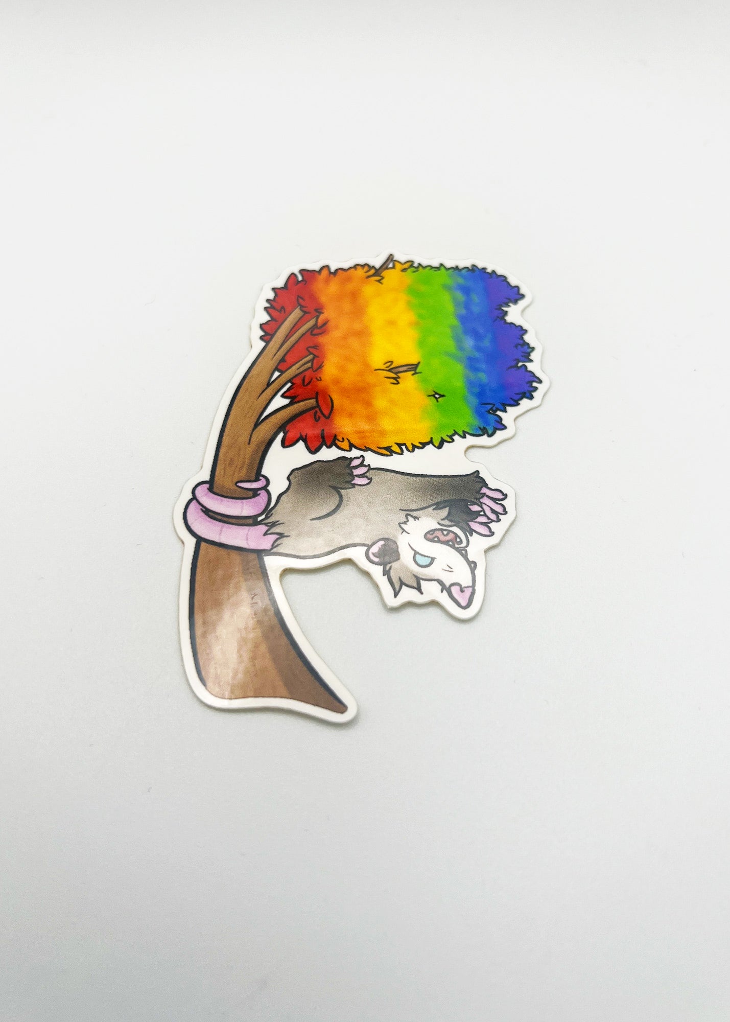 Pride Opossum Stickers