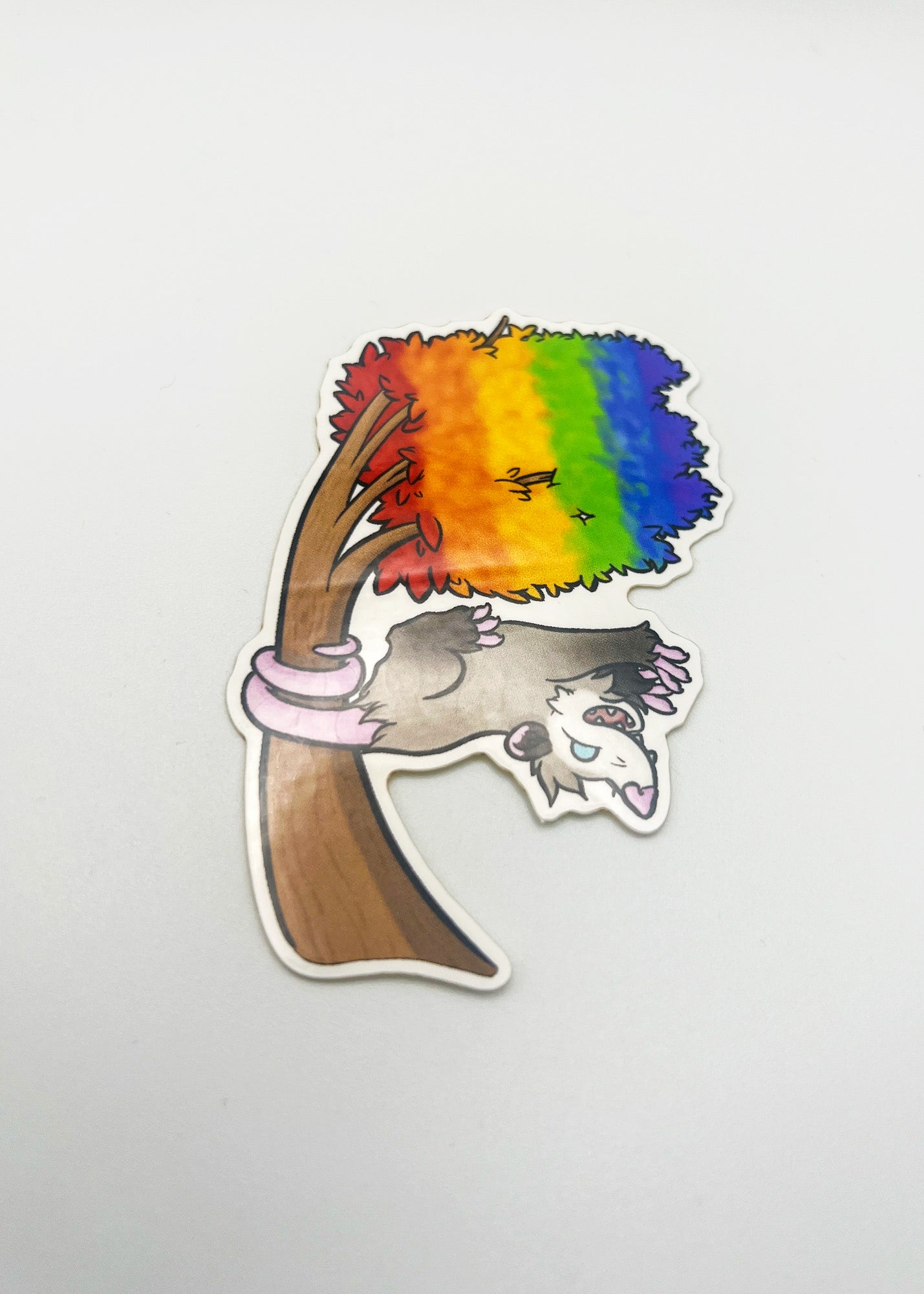 Pride Opossum Stickers