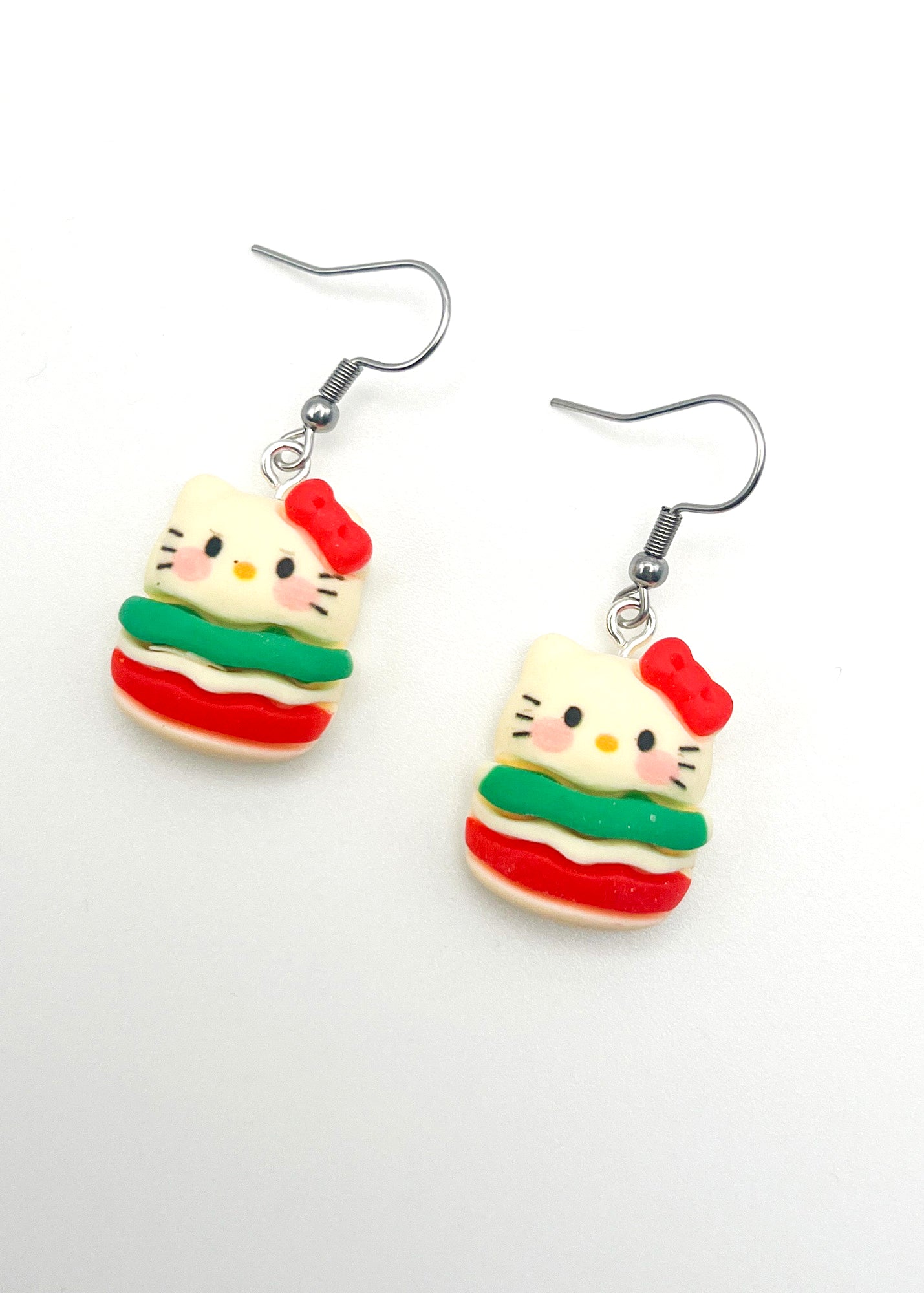 Sanrio Friends Earrings - Hello Kitty Burger